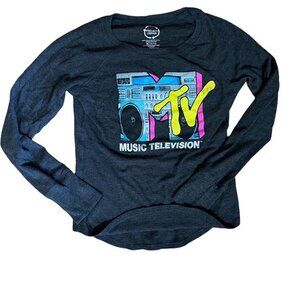 MTV Gray Long Sleeve T (Vintage Inspired)